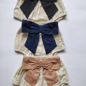 NEW Boho Kids 3 Set Diaper Cover w/ Bows